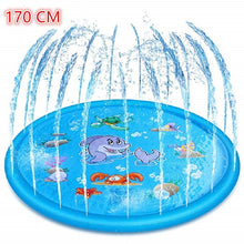 Load image into Gallery viewer, 170cm Inflatable Spray Water Cushion Summer Kids Play Water Mat Lawn Games Pad Sprinkler Play Toys Outdoor Tub Swiming Pool